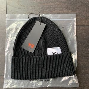 Y-3 rib knit beanie